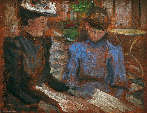 Mother and Daughter, Boulogne, France – (Philip Wilson Steer) 